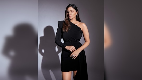 Parineeti Chopra earlier donned a similar dress and confused her fans by asking the question, "Is it a gown? Is it a dress?."(Instagram/@parineetichopra)