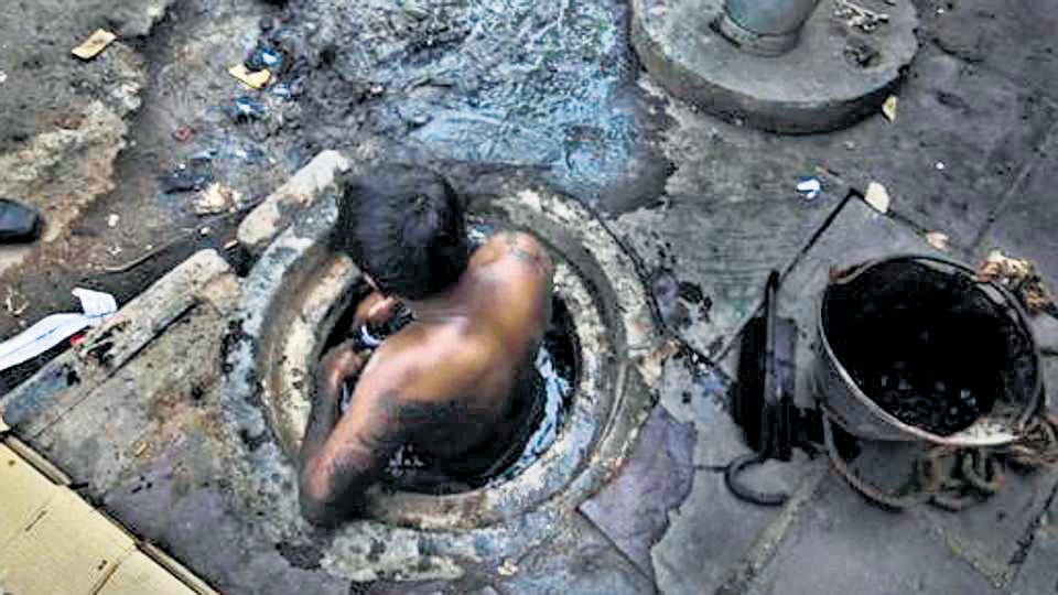 There is no report of deaths due to manual scavenging but 161 people died in accidents while undertaking cleaning of sewers and septic tanks in the last three years, the Centre said on Wednesday. (File)