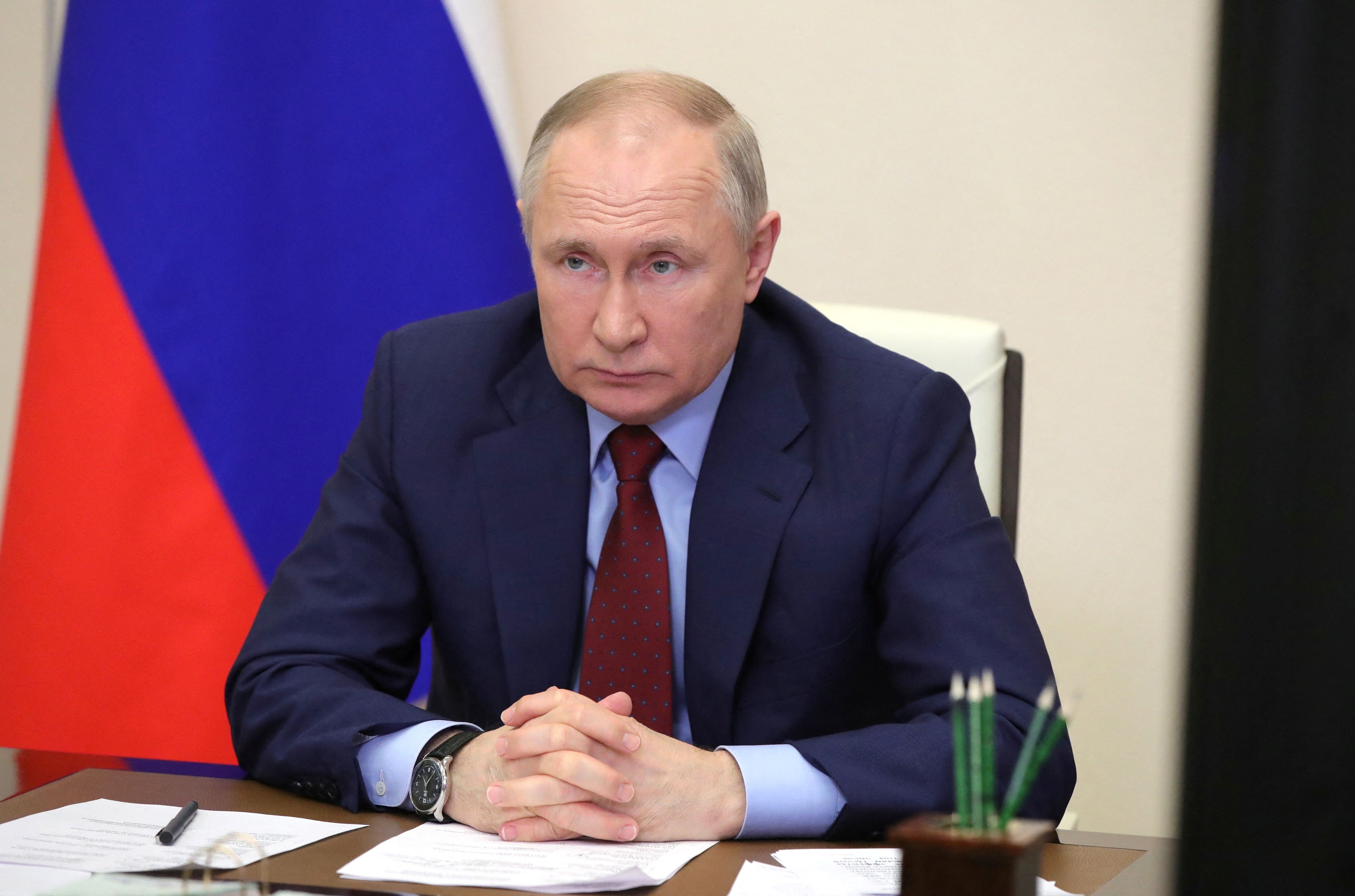 It looks as though Putin needs to, at the very least, win control of Donbas to end the war, while Biden needs the sanctions to bring him down before he achieves that objective.&nbsp; (Reuters)