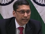 File photo of ministry of external affairs spokesperson Arindam Bagchi. File photo of ministry of external affairs spokesperson Arindam Bagchi.