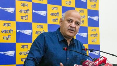 Delhi’s deputy chief minister and senior AAP leader Manish Sisodia on Thursday said the BJP was considering replacing Himachal Pradesh chief minister Jai Ram Thakur. (ANI)