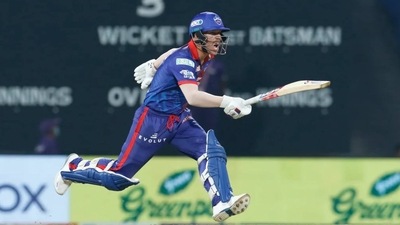 David Warner in action against Lucknow Super Giants (IPLt20.com) David Warner in action against Lucknow Super Giants (IPLt20.com)