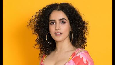 The actor is currently shooting for Kathal, where she plays a cop (Photo: Dev Purbiya) The actor is currently shooting for Kathal, where she plays a cop (Photo: Dev Purbiya)