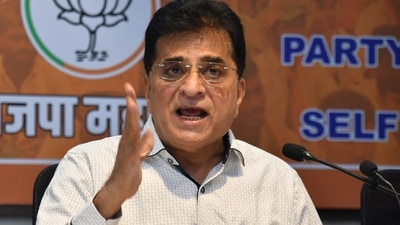 Maharashtra BJP leader Kirit Somaiya (File Photo) Maharashtra BJP leader Kirit Somaiya (File Photo)