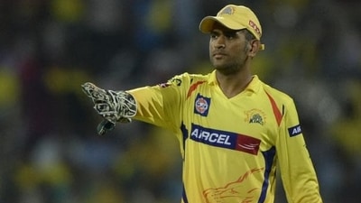 Former CSK captain MS Dhoni Former CSK captain MS Dhoni