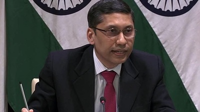 External affairs minisry spokesperson Arindam Bagchi. External affairs minisry spokesperson Arindam Bagchi.
