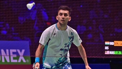 File photo of Lakshya Sen (AP) File photo of Lakshya Sen (AP)