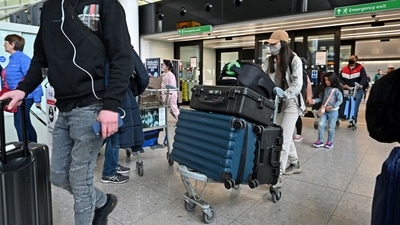 The World Health Organization (WHO) said in its latest update that the XE recombinant was first detected in the UK on January 19. (AFP) The World Health Organization (WHO) said in its latest update that the XE recombinant was first detected in the UK on January 19. (AFP)