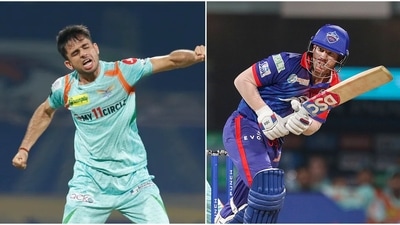 Ravi Bishnoi (L) and David Warner (PTI | IPLt20.com)