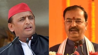 Akhilesh Yadav and Keshav Prasad Maurya