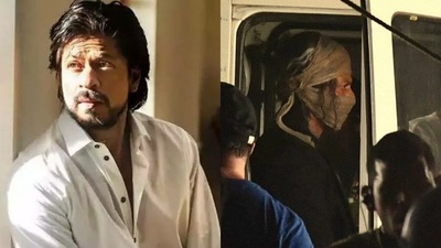 Fans are convinced that Shah Rukh's recent set picture is for Atlee's next Lion. Fans are convinced that Shah Rukh's recent set picture is for Atlee's next Lion.