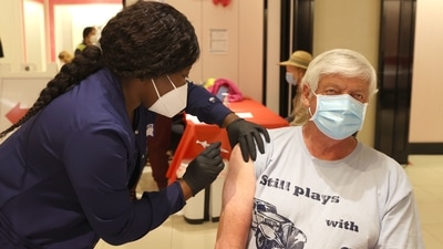 India on April 6 detected the first case of the XE variant of SARS-CoV2 in Maharashtra. The health department said that the patient is a 50-year-old female South African national who had come to India on February 10. (AFP) India on April 6 detected the first case of the XE variant of SARS-CoV2 in Maharashtra. The health department said that the patient is a 50-year-old female South African national who had come to India on February 10. (AFP)
