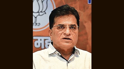 BJP leader Kirit Somaiya. (Hindustan Times) BJP leader Kirit Somaiya. (Hindustan Times)