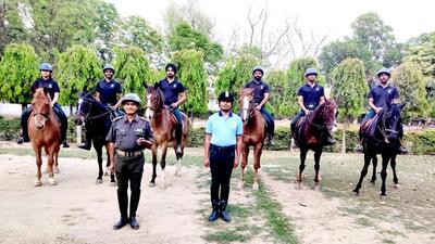 Vice-chancellor, GADVASU, Ludhiana, Inderjeet Singh motivated the cadets to do well and told that at such a high profile event like National Equestrian Championship, even participation is a great achievement. (HT PHOTO) Vice-chancellor, GADVASU, Ludhiana, Inderjeet Singh motivated the cadets to do well and told that at such a high profile event like National Equestrian Championship, even participation is a great achievement. (HT PHOTO)