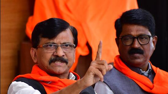 Shiv Sena leader and Rajya Sabha MP Sanjay Raut (HT Photo)