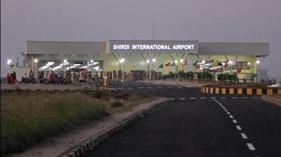 The Shirdi airport is managed by Maharashtra Airport Development Company Limited (MADC). The work on the night landing facility is expected to finish by April end. (HT FILE PHOTO)