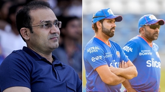 Virender Sehwag wants Mumbai Indians to make a big change in their bowling line-up.&nbsp;(Getty/MI)