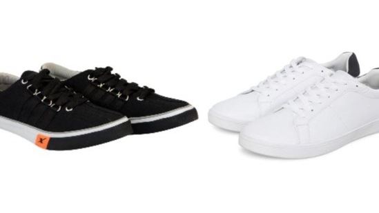 Sneakers spell comfort and are ideal as casualwear.