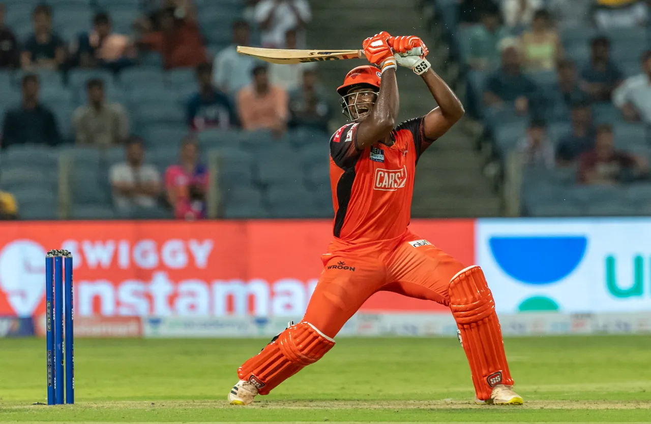 A still from SRH's game against RR. (IPL) A still from SRH's game against RR. (IPL)