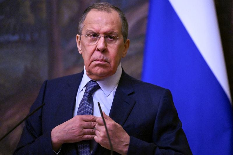Russian foreign minister Sergei Lavrov. (REUTERS)