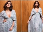 The ever so stylish Ileana D'Cruz, who is known for her bold and confident personality, once again impresses the fashion gods with her glamorous avatar in a cape style maxi dress.