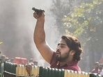 North East Delhi riots accused Shahrukh Pathan (HT)