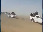 Afghan forces led by Taliban Emirate forces and Pakistani forces are reportedly on high alert along the Durand Line in Nimroz province, according to TOLONews channel(Screengrab)