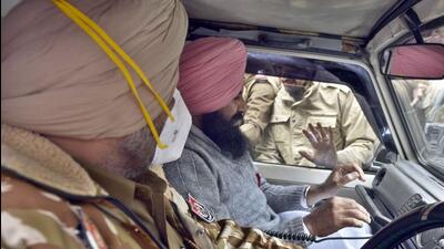 Former MLA and Lok Insaaf Party chief Simarjeet Singh Bains didn’t appear before the court on January 14 this year and his application filed on the date seeking exemption from his personal appearance was dismissed. (HT File Photo)