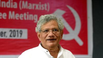 Communist Party of India (Marxist) general secretary Sitaram Yechury on Friday denied any difference of opinion among party’s central leadership and Kerala unit on the proposed high speed K- Rail project. (Agencies) Communist Party of India (Marxist) general secretary Sitaram Yechury on Friday denied any difference of opinion among party’s central leadership and Kerala unit on the proposed high speed K- Rail project. (Agencies)