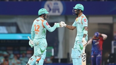 Lucknow Super Giants KL Rahul and Quinton de Kock during the Indian Premier League 2022 (ANI)