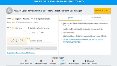 Candidates who have registered for GUJCET 2022 examination can download their admit card or hall tickets online through gujcet.gseb.org. The GUJCET 2022 will be held on April 18, 2022. (gujcet.gseb.org)