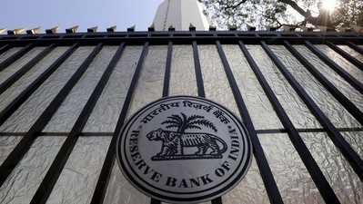FILE PHOTO: The Reserve Bank of India (RBI) seal is pictured on a gate outside the RBI headquarters in Mumbai, India,&nbsp; (REUTERS)
