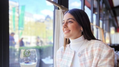 Alaya enjoying a view of a Parisian street. Alaya enjoying a view of a Parisian street.