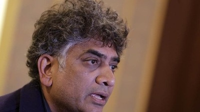 Amnesty India chief Aakar Patel at the launch of the report ‘Losing Sight in Kashmir. (File photo)&nbsp; (Waseem Andrabi /HT Photo)