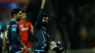 Gujarat Titans' all-rounder Rahul Tewatia (IPLt20.com) Gujarat Titans' all-rounder Rahul Tewatia (IPLt20.com)