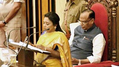 Reddy was reacting to a comment made by governor Tamilisai Soundarrajan in New Delhi that had she used her powers and withheld her consent for the commencement of Telangana Budget session for two more weeks, the state assembly would have been dissolved. (ANI) Reddy was reacting to a comment made by governor Tamilisai Soundarrajan in New Delhi that had she used her powers and withheld her consent for the commencement of Telangana Budget session for two more weeks, the state assembly would have been dissolved. (ANI)