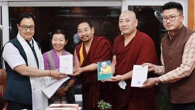 The delegation led by Dolma Tsering Teykhang, deputy speaker of the Tibetan parliament-in-exile, and comprising parliamentarians Tenpa Yarphel, Khenpo Kada Ngedup Sonam and Phurpa Dorjee Gyaldhong has met 38 MPs of different parties and Union law minister Kiren Rijiju since Monday. (TIBET.NET)