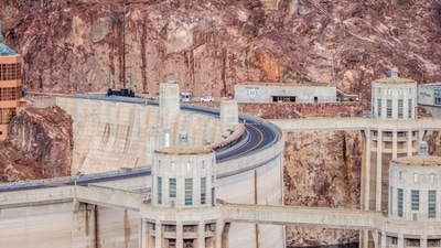 The Hoover Dam (United States): You must have seen videos of people emptying bottles of water from the bridge of the dam only to see the water being splashed upwards. Scientist say that it is because of the construction of the dam which makes the air around the dam strong. (Unsplash) The Hoover Dam (United States): You must have seen videos of people emptying bottles of water from the bridge of the dam only to see the water being splashed upwards. Scientist say that it is because of the construction of the dam which makes the air around the dam strong. (Unsplash)