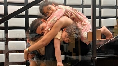 Mira Rajput does Yoga's Halasana in new workout pic, says 'train and meditate because your kids are watching': See here Mira Rajput does Yoga's Halasana in new workout pic, says 'train and meditate because your kids are watching': See here