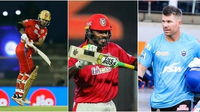 Shikhar Dhawan, Chris Gayle and David Warner (IPLt20.com | Twitter)