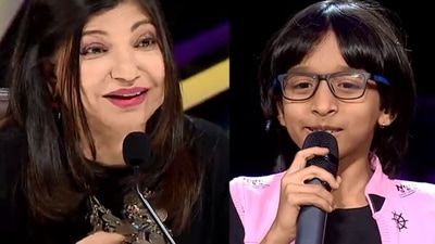 Alka Yagnik and Rituraj on Superstar Singer 2. Alka Yagnik and Rituraj on Superstar Singer 2. 
