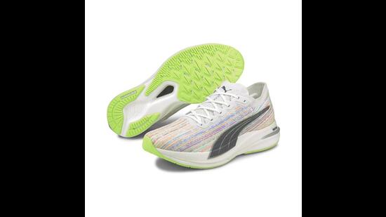 The DEVIATE NITRO MEN’S SPECTRA running shoes by PUMA look great and feel even better