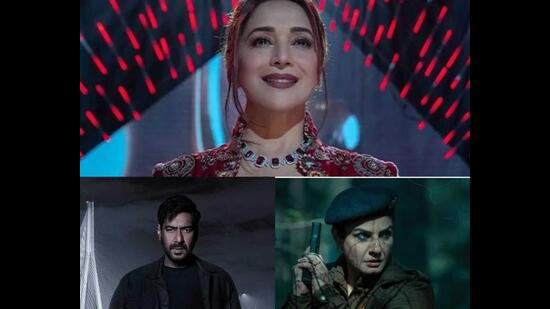 Madhuri Dixit Nene in The Fame Game, Ajay Devgn in Rudra and Raveena Tandon starred in Aranyak.