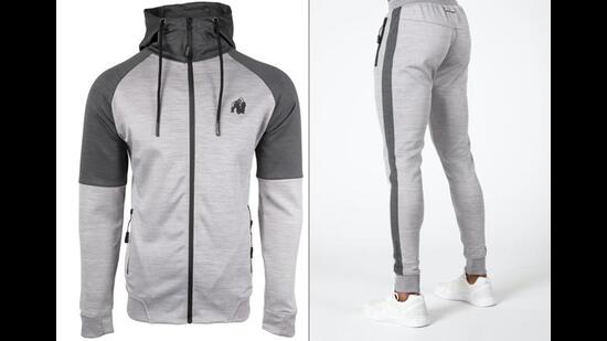 The SULLIVAN track jacket and pants from GORILLA WEAR will make heads turn when you workout