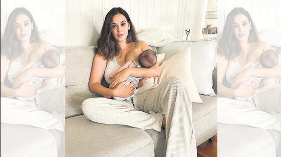 Actress and businesswoman Evelyn Sharma regularly posts to social media about her journey as a new mother