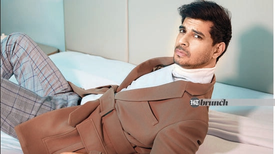 Tahir Raj Bhasin poses exclusively for this HT Brunch column; Hair and makeup by Namrata Gurbani; Styling by Pallak H Shah , Priya Sharma; Location: Radisson Blu Mumbai airport (Meetesh Taneja)