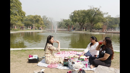 Spread over 90 acres, Sunder Nursery near Humayun’s Tomb is the perfect place to hangout with your gang. (Photo: Dhruv Sethi/ HT)