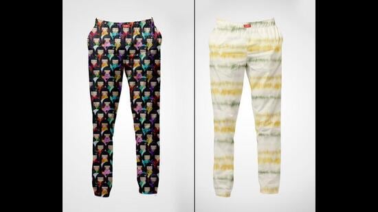 The pyjamas from SEXY BEAST are in tropical, tie-die, cartoon, or modern graphic prints