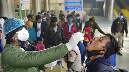 India on Friday recorded as many as 1,109 fresh Covid-19 cases, which was the third consecutive day that the country logged over 1,000 infections. (PTI)