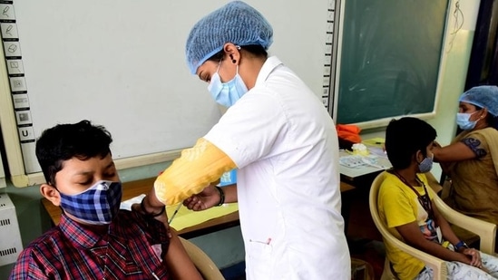 India's cumulative vaccination coverage has reached 1.85 billion (HT PHOTO)